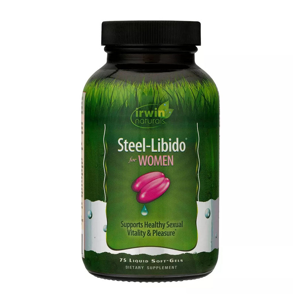 Irwin Naturals Steel Libido For Women Dietary Supplement Liquid Softgels, 75 Ea